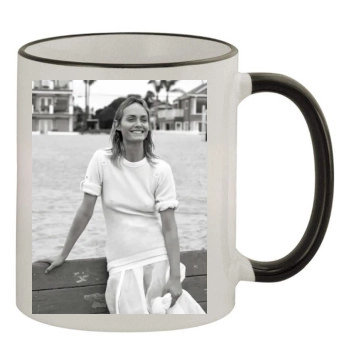 Amber Valletta 11oz Colored Rim & Handle Mug