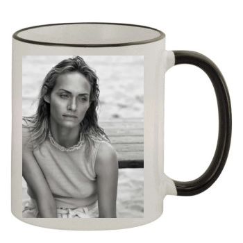 Amber Valletta 11oz Colored Rim & Handle Mug