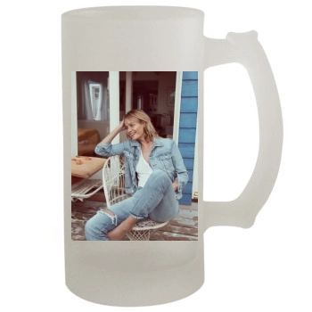 Amber Valletta 16oz Frosted Beer Stein