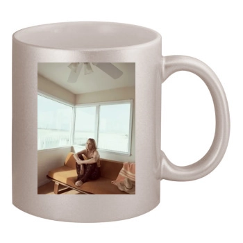 Amber Valletta 11oz Metallic Silver Mug