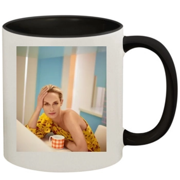 Amber Valletta 11oz Colored Inner & Handle Mug