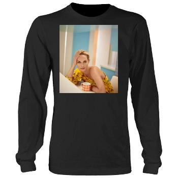 Amber Valletta Men's Heavy Long Sleeve TShirt