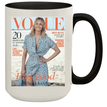 Amber Valletta 15oz Colored Inner & Handle Mug