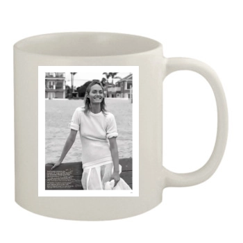 Amber Valletta 11oz White Mug