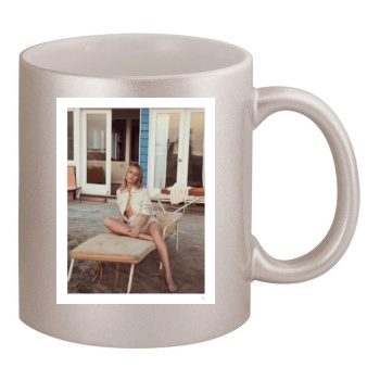 Amber Valletta 11oz Metallic Silver Mug