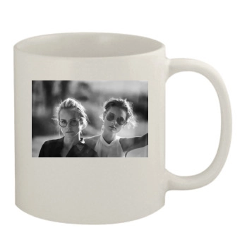 Amber Valletta 11oz White Mug