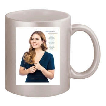 Amy Adams 11oz Metallic Silver Mug