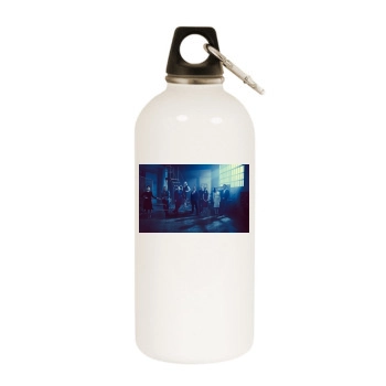 Amy Adams White Water Bottle With Carabiner