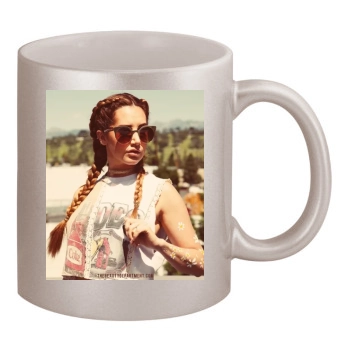 Ashley Tisdale 11oz Metallic Silver Mug