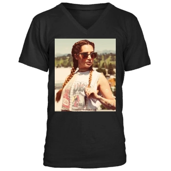 Ashley Tisdale Men's V-Neck T-Shirt