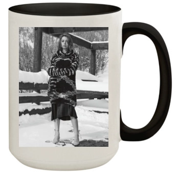 Aubrey Plaza 15oz Colored Inner & Handle Mug