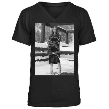 Aubrey Plaza Men's V-Neck T-Shirt