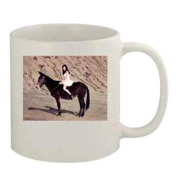 Aubrey Plaza 11oz White Mug