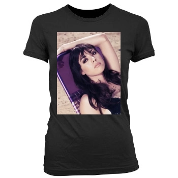 Aubrey Plaza Women's Junior Cut Crewneck T-Shirt