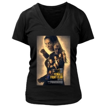 Female Fight Club 2017 Women's Deep V-Neck TShirt