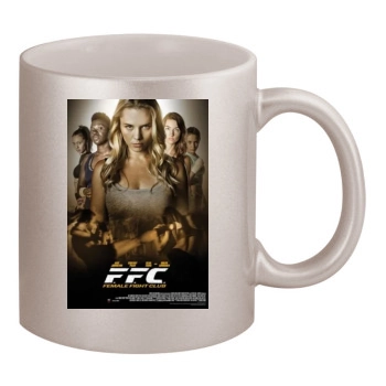 Female Fight Club 2017 11oz Metallic Silver Mug