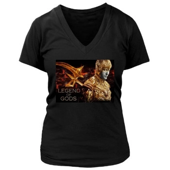 Feng Shen Bang 2016 Women's Deep V-Neck TShirt