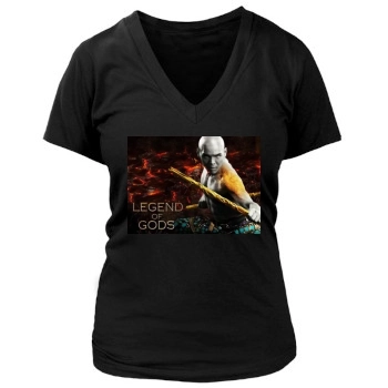 Feng Shen Bang 2016 Women's Deep V-Neck TShirt