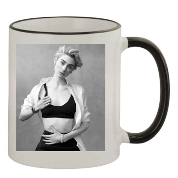 Elizabeth Debicki 11oz Colored Rim & Handle Mug