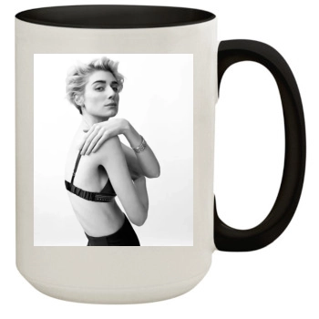 Elizabeth Debicki 15oz Colored Inner & Handle Mug