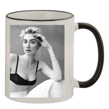 Elizabeth Debicki 11oz Colored Rim & Handle Mug