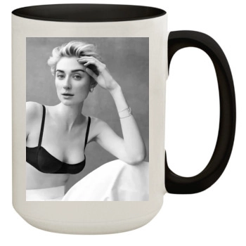 Elizabeth Debicki 15oz Colored Inner & Handle Mug