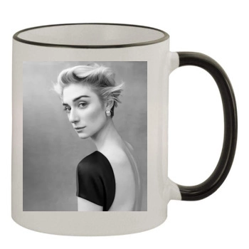 Elizabeth Debicki 11oz Colored Rim & Handle Mug