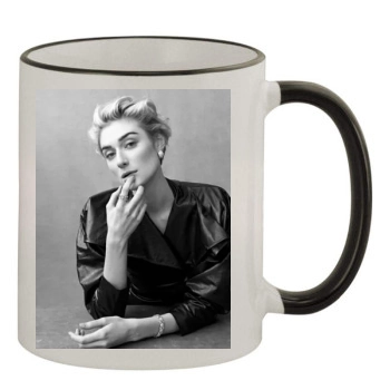 Elizabeth Debicki 11oz Colored Rim & Handle Mug