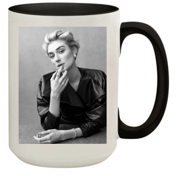 Elizabeth Debicki 15oz Colored Inner & Handle Mug