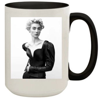 Elizabeth Debicki 15oz Colored Inner & Handle Mug