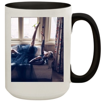 Elizabeth Debicki 15oz Colored Inner & Handle Mug