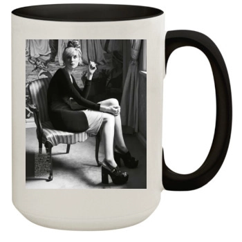 Elizabeth Debicki 15oz Colored Inner & Handle Mug