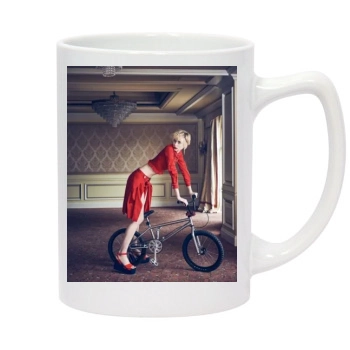 Elizabeth Debicki 14oz White Statesman Mug