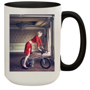 Elizabeth Debicki 15oz Colored Inner & Handle Mug