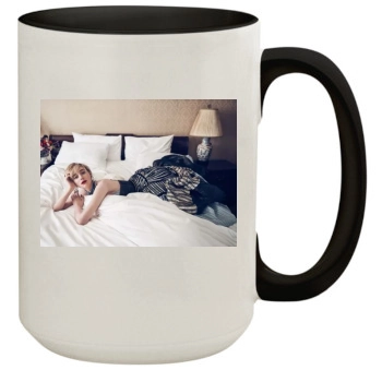 Elizabeth Debicki 15oz Colored Inner & Handle Mug