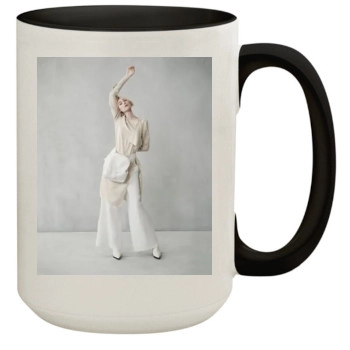 Elizabeth Debicki 15oz Colored Inner & Handle Mug