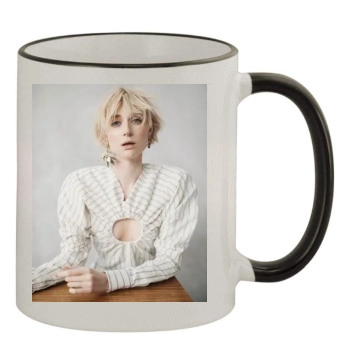 Elizabeth Debicki 11oz Colored Rim & Handle Mug