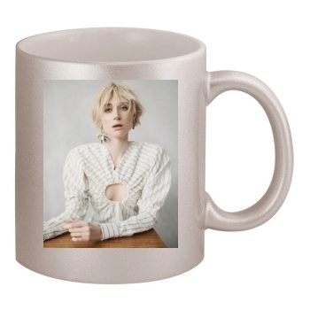 Elizabeth Debicki 11oz Metallic Silver Mug