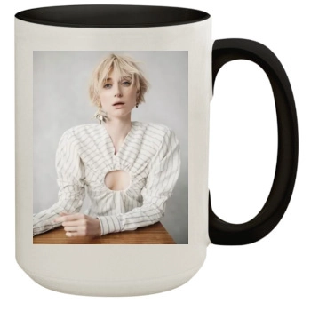 Elizabeth Debicki 15oz Colored Inner & Handle Mug