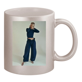 Frederikke Sofie 11oz Metallic Silver Mug