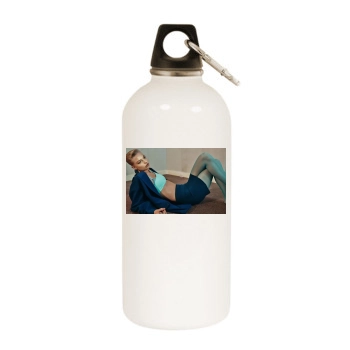 Frederikke Sofie White Water Bottle With Carabiner