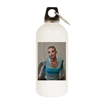 Frederikke Sofie White Water Bottle With Carabiner