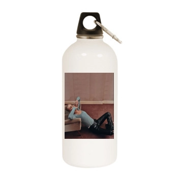 Frederikke Sofie White Water Bottle With Carabiner