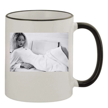 Frederikke Sofie 11oz Colored Rim & Handle Mug