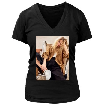 Frederikke Sofie Women's Deep V-Neck TShirt