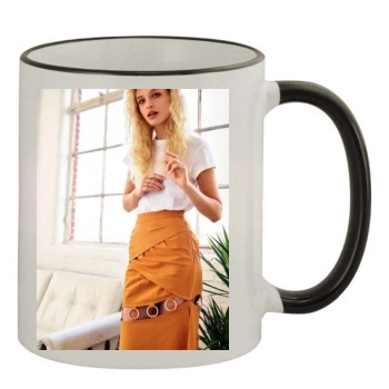 Frederikke Sofie 11oz Colored Rim & Handle Mug