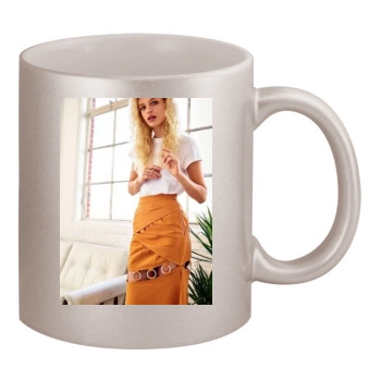 Frederikke Sofie 11oz Metallic Silver Mug