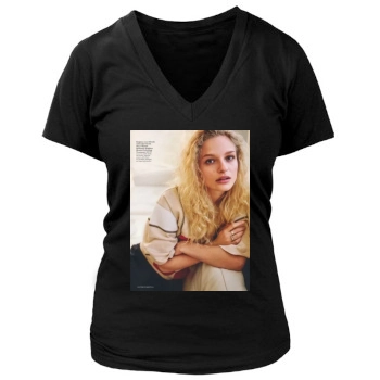 Frederikke Sofie Women's Deep V-Neck TShirt