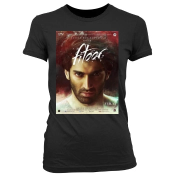 Fitoor 2016 Women's Junior Cut Crewneck T-Shirt