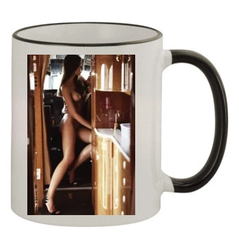 Fernanda Liz 11oz Colored Rim & Handle Mug